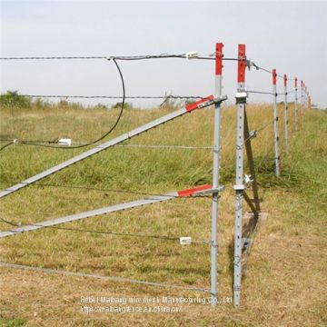 Galvanized Steel Fence Posts/Round Fence T Post Bracket On Sale