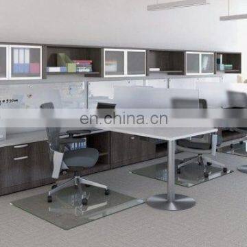 Customize Size Safety Clear Tempered Glass for Modernize Office Glass Chair Mat