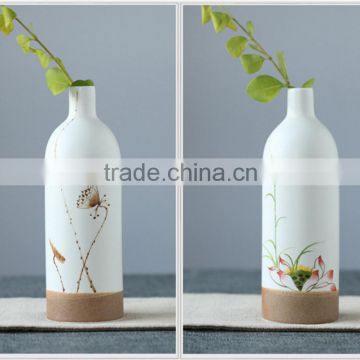 Cheap Ceramic&Porcelain Vases,Gold and silver Vases with frame,wholesales flower vase