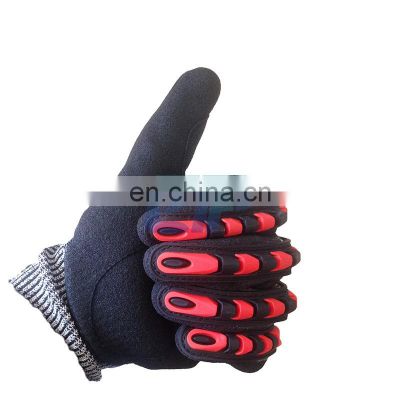 ANSI A2 Cut Resistant Winter Thermal Safety  Impact Gloves