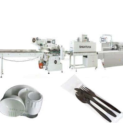 factory price chopsticks spoon pillow packaging machine