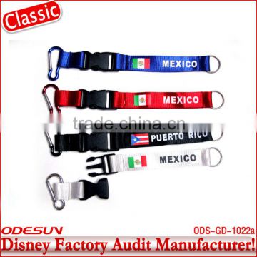 Disney factory audit cheap custom lanyards no minimum order 143209