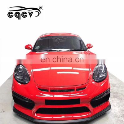 body kit front bumper for porsche cayman boxster 987 modify to GT4 auto tuning part