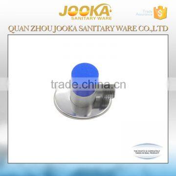 1/2 Inch Brass Faucet Angle Valve With Blue Zinc Handwheel photo-2