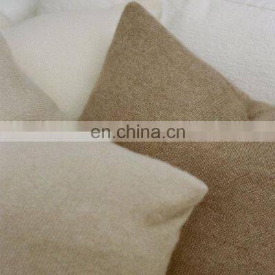 Custom Design Silk Cotton and Cashmere Super Soft Pillow Case Cover for Decorated photo-3