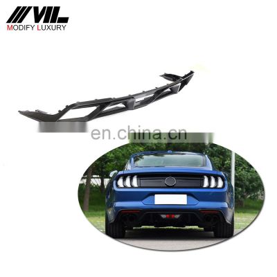 Aftermarket Top Selling carbon fiber rear diffuser for Ford Mustang 2018-2019