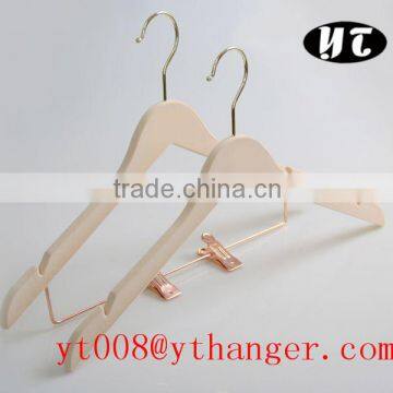 Imitation wood 2 piece set clothes hanger