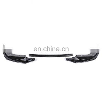 Auto Parts Front Bumper Lip For BMW 3 Series G20 3 Piece Front Lip 2020 ABS Made  3-pc Anterior Lip MP Style