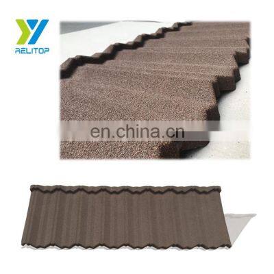 Wholesale Lightweight Colorful Stone Coated Metal Roofing Tile in Cheap Price