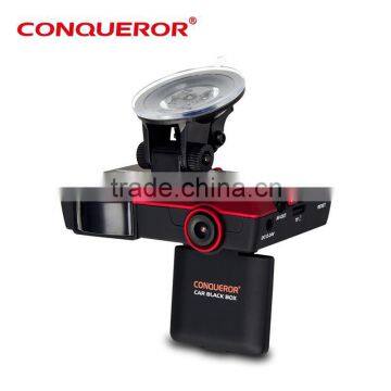 HD 1080P DVR Car Radar Detector With Car DVR Camera Ambarella A7 Nice Night Vision With Radar Speed Alarm and GPS photo-4
