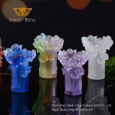 SAINT-VIEW Original Design Wedding Giveaways Handmade Crystal Incense Burner Oud Censer