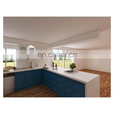 Простые дизайны шкафов. Белый ламинированный кухонный гарнитур. Полный комплект кухонных шкафов для квартиры photo-5