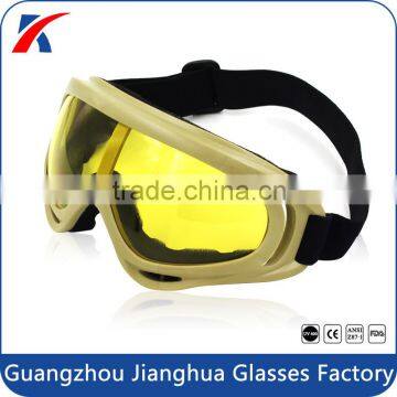 Custom Logo TPU Frame Adjustable Strap Windproof Motorcycle Padded Glasses