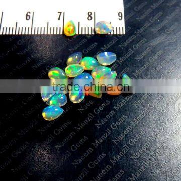Ethiopian Opal 6x4 mm Pear cabochon