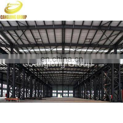 Long life span factory structure steel warehouse fabrication