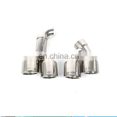 car bumper New Stainless Steel Exhaust Tips For BMW 5 Series G30G38 Style