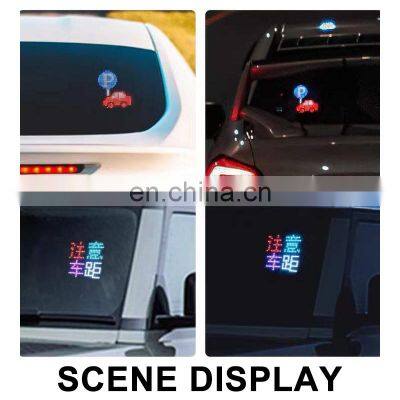 APP Cell Phone Control Display With 32 X 32 Programmable LED Screen Mini Car LED Display For Car Rear Window photo-4