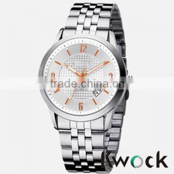 Classic cheap brand stainless steel wrist watch for man