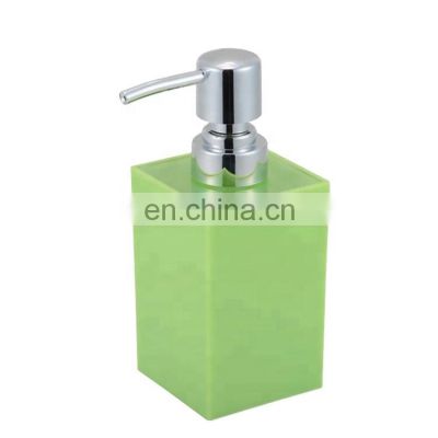 Longan Plastic Soap Dish Green Toothbrush Holder 500Ml Pet Detergent Bulk Plastic Soap Pump Spray Bottle For Bathroom 4 Sets