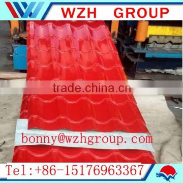 2016 most popular Red color coated steel sheet YX 828