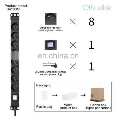 19 Inch PDU With Illuminated Switch and Adjustable Bracket photo-2