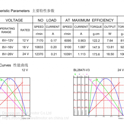 BL2847 PWM Pulse Wide Speed Range Built-in Driver Brushless Motor photo-5