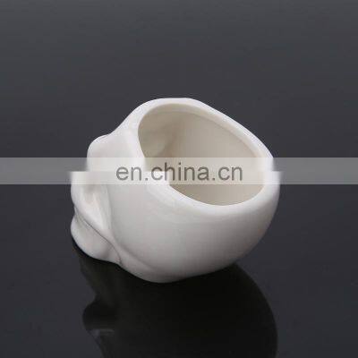 Wholesale Human Head Planters Mini Pots Succulents Balconies Small Ceramics Flower Pot For Halloween Diy Decoration