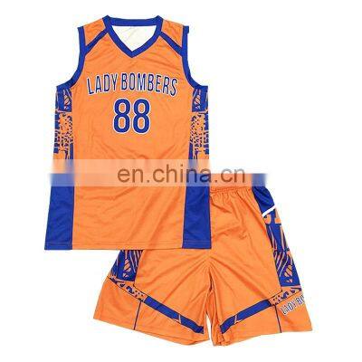 Latest Design Custom Sublimated Basketball Uniform Sublimated Youth Best Basketball Jersey Wear Sports Uniforms