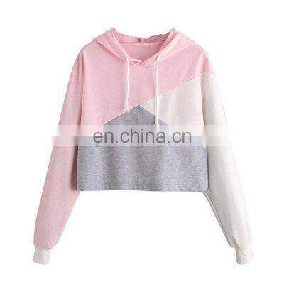 New design 2022 crop top hoodie custom crop hoodies manufacturer