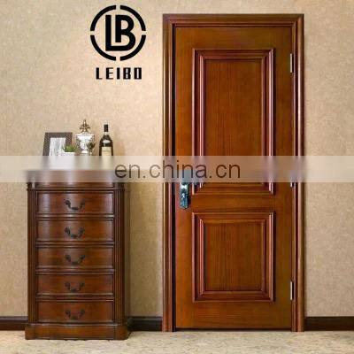 Solid Wooden Doors  Corrosion protection and Fireproof Interior Bedrooms Wooden Door