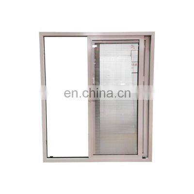 White Concealed Aluminum Glass Sliding Door