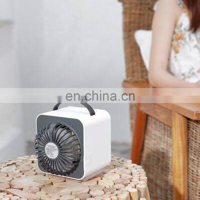 Portable Desktop Air Conditioner Fan Negative Ion Purify Rechargeable Evaportive Water Cooling Air Fan USB Mini Cooler Fan photo-5
