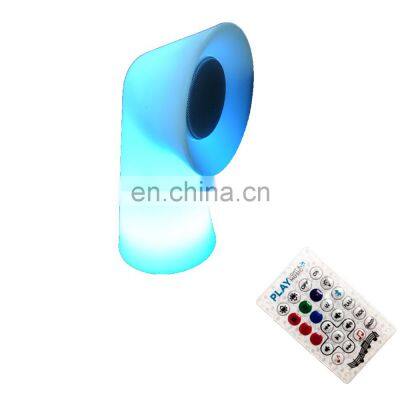 Wireless led Speaker Manufacture wholesale Portable Round Wireless Bt Speaker New mini led table lamp design wireless Speaker