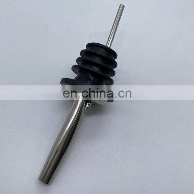 Best Wholesale Supplies Silicone Custom Bottle Stopper Stainless Steel Wine Pourer photo-3