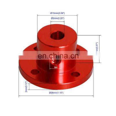 Flanged Rigid Coupling for 8mm shaft