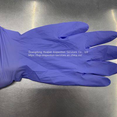 Glove inspection service quality QC on-site inspection