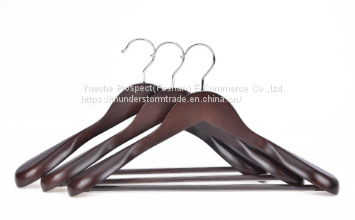 Luxury Natural Wood Coat Hangers For Garment photo-3