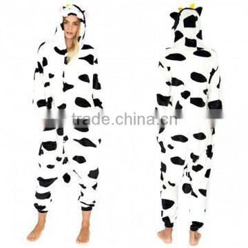 Beautiful Girl's Fancy Dot Cow Onesies Sex Sleepwear Hot Sexy Girl Image