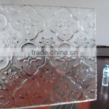 3mm patterned glass figured glass rolled glass 1830*1220