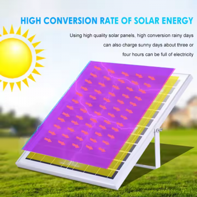 IP65 Outdoor Waterproof Security 100w 200w 300w 400w 500w LED Solar Powered Flood Light photo-3
