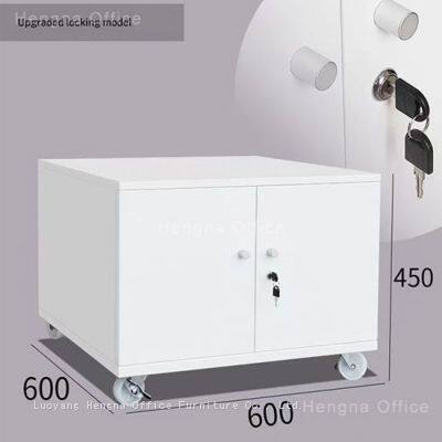 HN-OFC3 Office File Cabinet, Steel Mobile Printer Stand 2-Tier With Stainless Steel Handle for Government Procurement, Shipping-Friendly Packaging photo-5