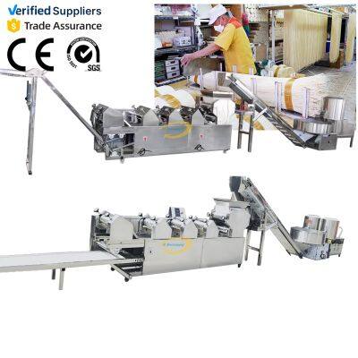 Small Dough Thick Noodle Making Machine Line Dry Stick Noodles Machine 300kg/h Automatic Korean Noodle Making Machine