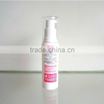 round luxury plastic tube with pump cap for cosmetic packaging Dia30mm