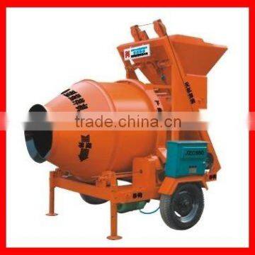 JZC350 concrete mixer with lifting hopper