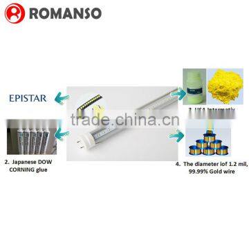 2016 Hot Sale High Quality High Bright t8 Tube Com With 2 Years Warranty photo-5