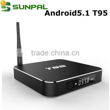 Top Selling Android Tv Box Quad Core Amlogic S905 T10 plus T95 Android Tv Box 2gb