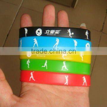 Colorful sport silicone bracelet