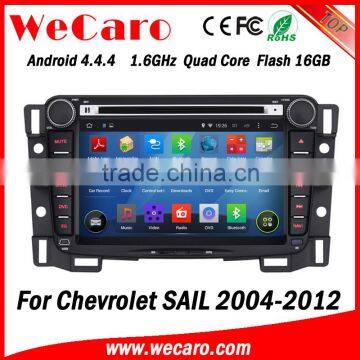 Wecaro WC-CS7048 Android 4.4.4 car multimedia system in dash for chevrolet sail dvd player with gps android bluetooth