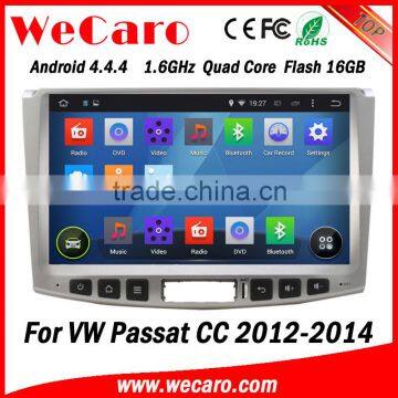 Wecaro WC-VU1011 Android 4.4.4 car stereo 2 din android car dvd for vw passat cc stereo playstore 2012 2013 2014