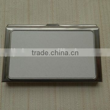 Custom Sublimation metal Name Card Case with blank printing area, business card case